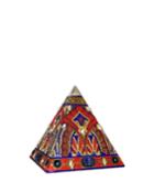 Geometric Crystal Pyramid Clutch Bag