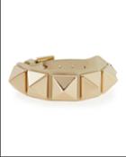Medium Rockstud Leather Bracelet