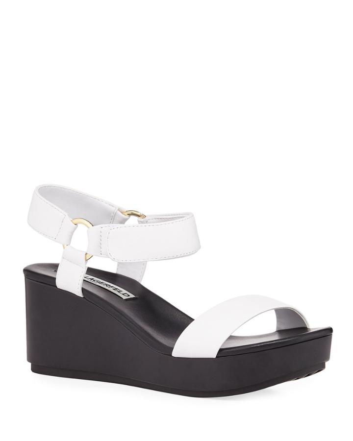 Lana Leather Wedge