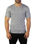 Men's Vivaldi Stripe V-neck T-shirt
