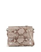 Chandler Snake-embossed Crossbody Bag