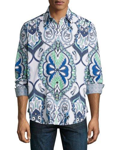 Coulter Pine Paisley Woven
