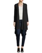 Shawl-collar Duster Cardigan