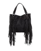 Castaway Faux-leather Tote Bag, Black