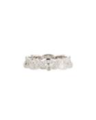 18k White Gold Diamond Interlock Ring,