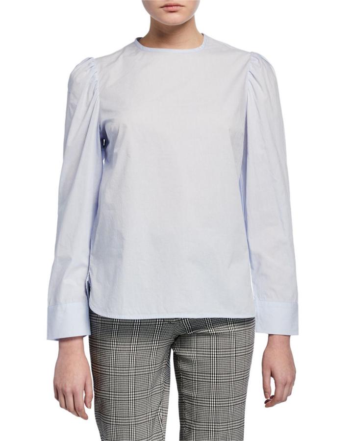 Gathered-shoulder Blouse