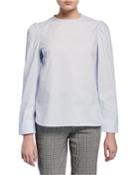 Gathered-shoulder Blouse