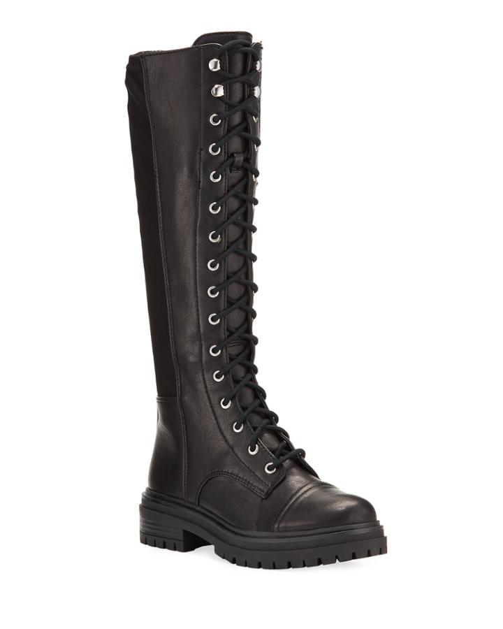 Gwen Tall Combat Boots