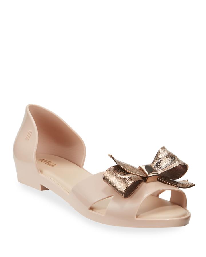 Melissa Seduction Iv Open-toe Ballet Flats
