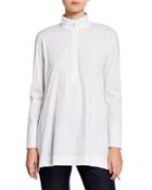 Valen Asymmetric-hem Blouse