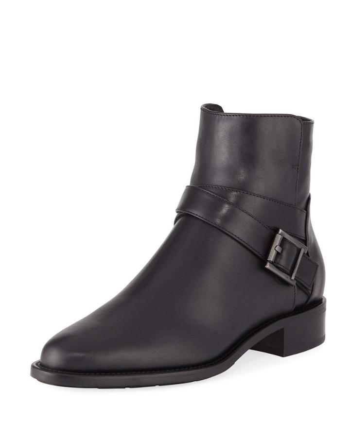 Nellie Calf Ankle Buckled Booties