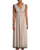 Polka Dot Smocked-waist