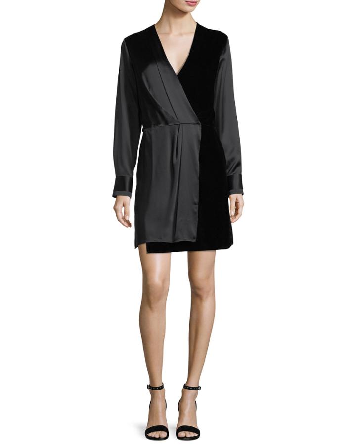 Victor V-neck Wrap Silk