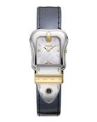 43mm B. Fendi Diamond Buckle Watch, Two-tone