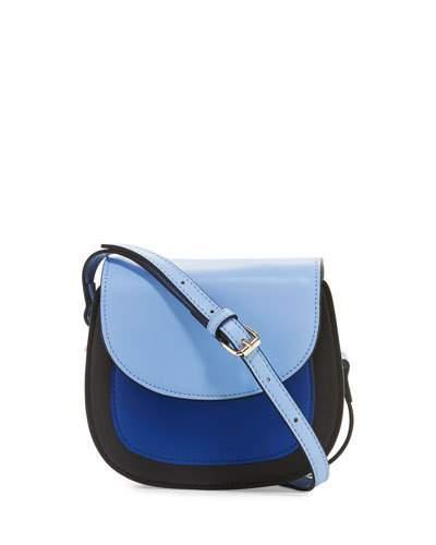 Simone Colorblock Leather Mini
