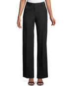High-rise Wide-leg Wool Pants