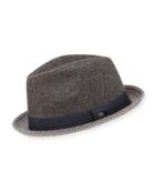 Wool-blend Trilby Hat