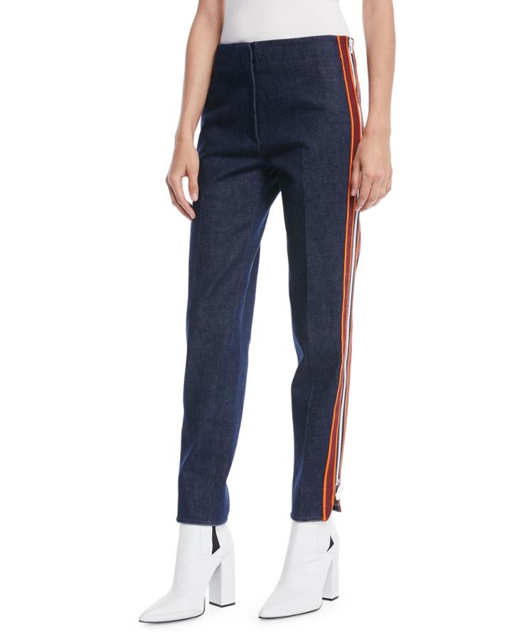 Side Stripe Zipper