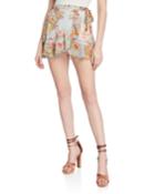 Morning Bloom Floral Mini Wrap