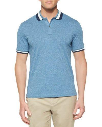 Short-sleeve Tape-tipped Polo