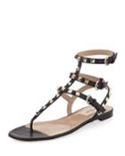 Rockstud Ankle-wrap Flat Thong