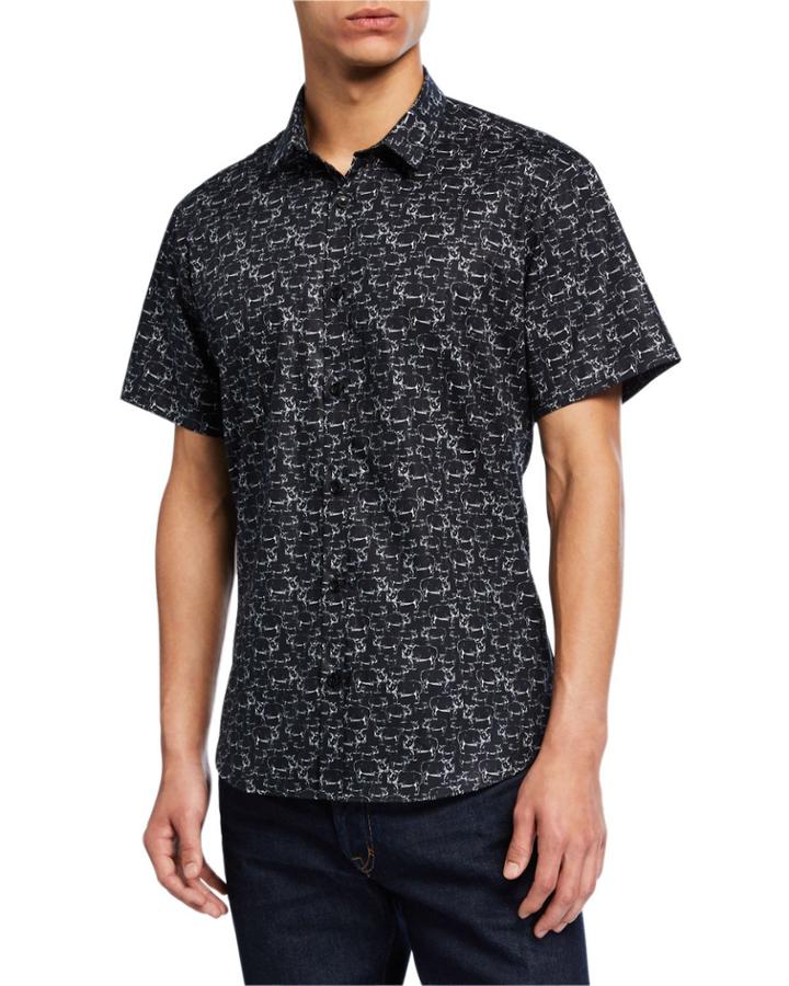 Men's Woven Short-sleeve