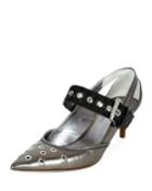 Runway Mary Jane Grommet Pumps