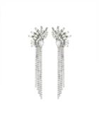 Crystal Cluster & Fringe Earrings