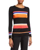 Colorblock Striped Long-sleeve