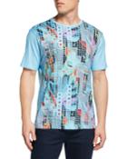 Geometric-print Graphic T-shirt