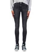 Gisele High-rise Super Skinny Jeans With Glitter