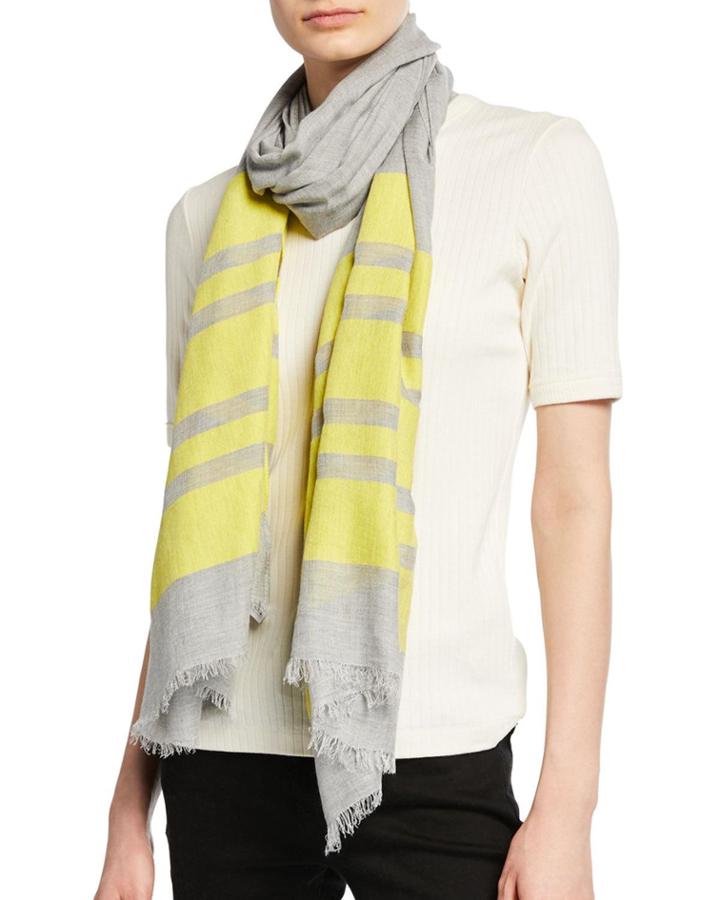Lightweight Stripe Frayed