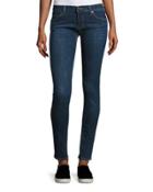 Low-rise Skinny Jeans, Credit Dark Blue