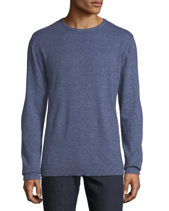Men's Melange Long-sleeve