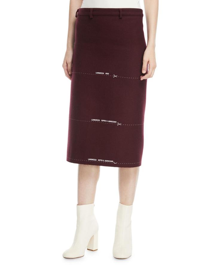 Milanesa Skirt With Embroidered