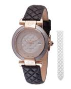 37mm Berletta Interchangeable Watch, Black