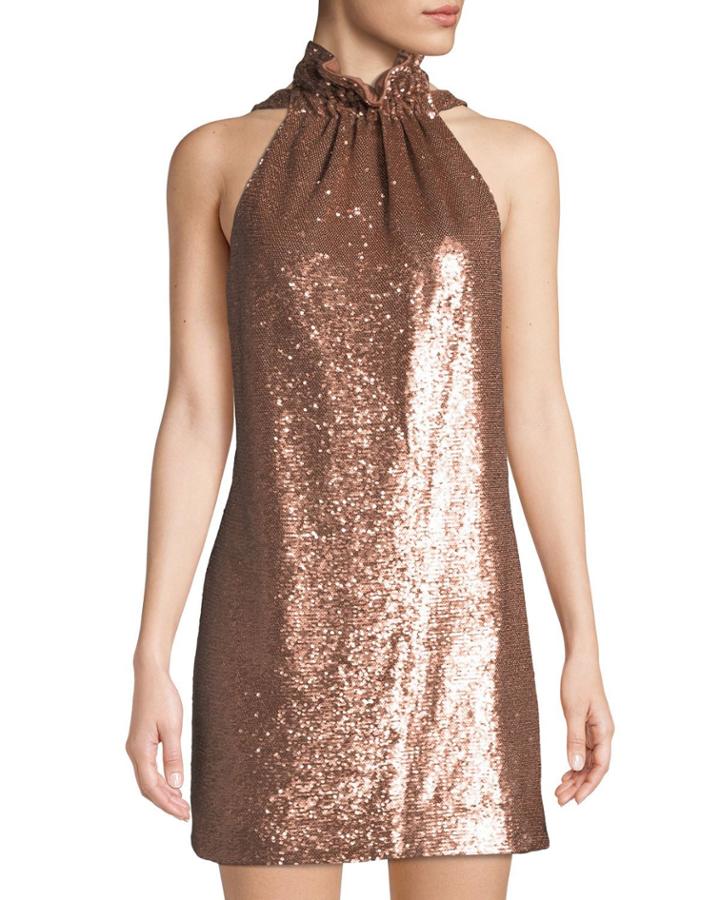 Illuminated Sequin Halter