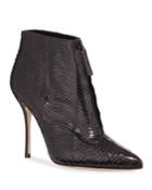 Ifima Snakeskin Zip Booties