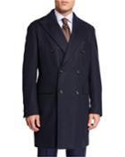 Men's Cashmere Double-breasted Topcoat