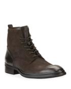 Men's Rugged Leather Combat Boots