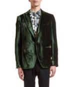 Men's Hidden Paisley Velvet Jacket