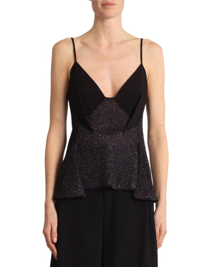 Loredana Shimmery Babydoll Top