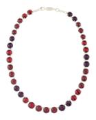 Wonderland Mixed-stone Necklace In Velour,