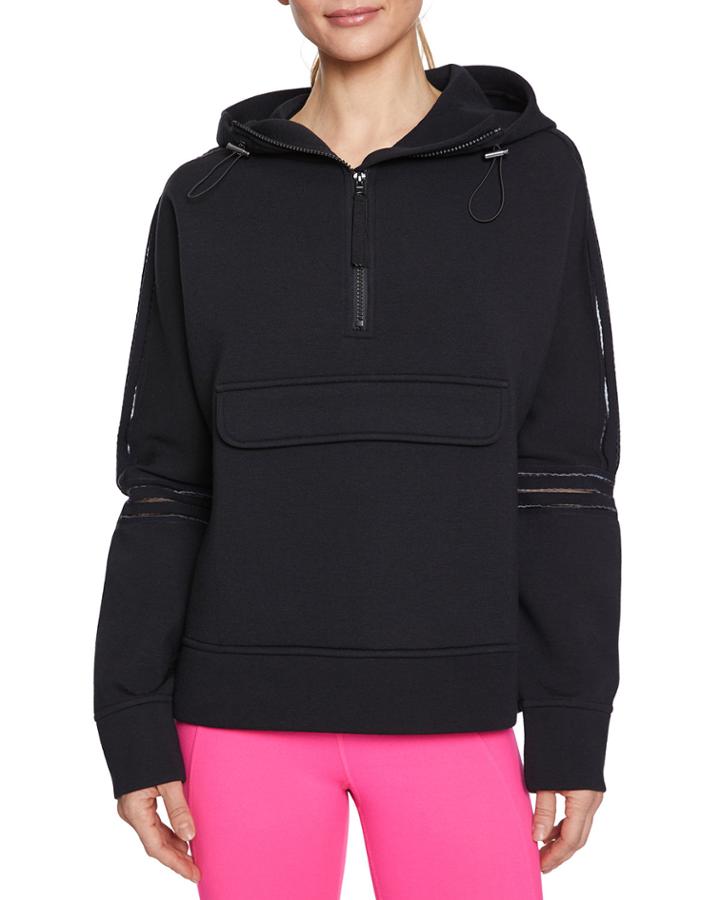 Clear Taping Half Zip Pullover