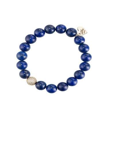 Lapis Lazuli Beaded Stretch Bracelet