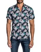 Men's Semi-fit Tropical Floral