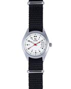 28mm Trooper Canvas Strap Watch, White