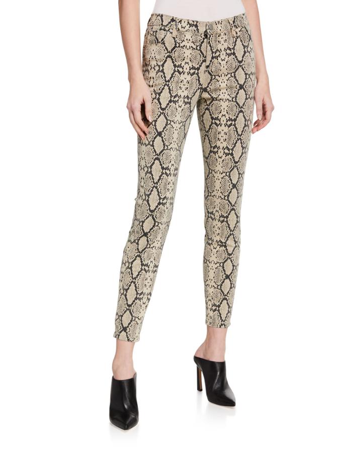 Slither Skinny Snake Print Jeans