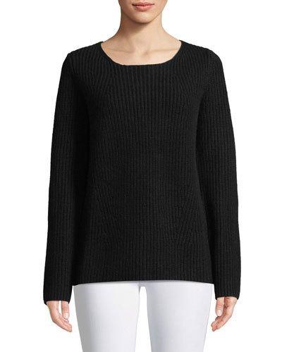 Cashmere Chunky-ribbed