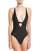 Palacial Tie-front One-piece